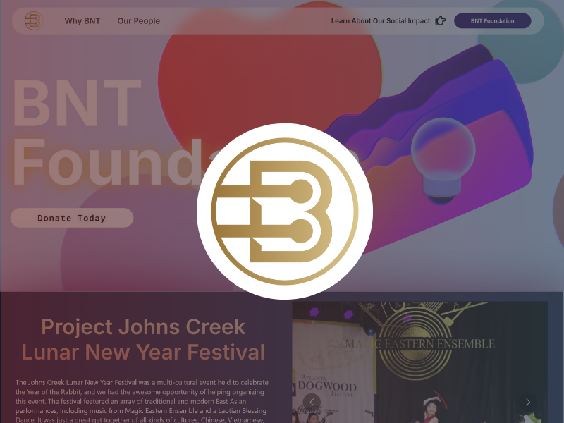 BNT Foundation website preview